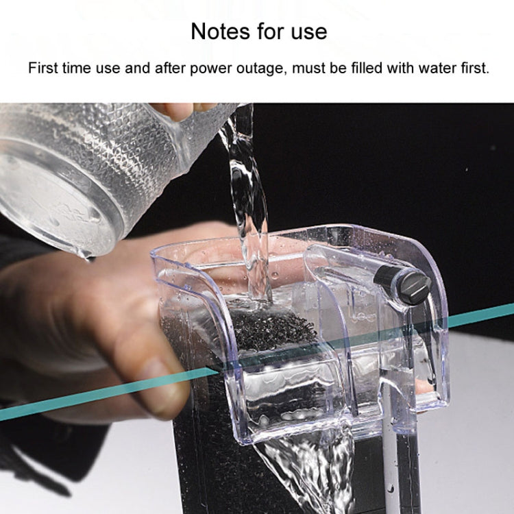 Wall Mounted Silent Fish Tank Filter Waterfall Aquarium Filtration Clean Oxygenator Pump, Style: With Degreasing Film(EU Plug) - Air Pumps by buy2fix | Online Shopping UK | buy2fix