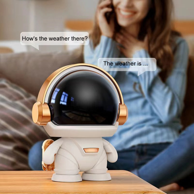 Mini Astronaut Portable Smart Subwoofer Bluetooth Speaker, Color: Platinum Light Model - Mini Speaker by buy2fix | Online Shopping UK | buy2fix