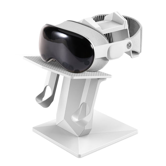 VR Headset Storage Display Stand For Apple Vision Pro / Meta Quest 3 / 2 / Pro(White) - VR Accessories by buy2fix | Online Shopping UK | buy2fix