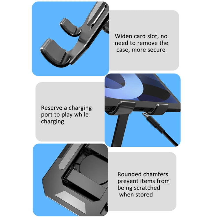 Metal Cooling Tablet Stand Rotatable Adjustable Base Support(Silver) - Desktop Holder by buy2fix | Online Shopping UK | buy2fix