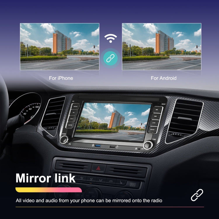 For Volkswagen/Skoda 1+32G Player Large Screen Carplay Android Navigation Reversing Camera Integrated Machine(Standard) - Car MP3 & MP4 & MP5 by buy2fix | Online Shopping UK | buy2fix