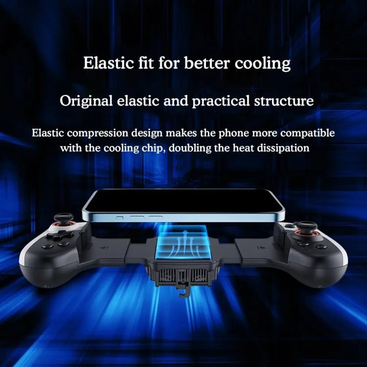 Mobile Phone Gaming Controller with Cooler & 2 Back Button Macro Programmable(Black) - Controller Gamepad by buy2fix | Online Shopping UK | buy2fix