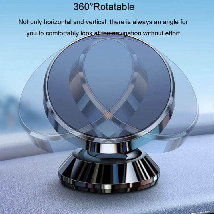 BaiLe Magnetic Car Phone Holder Universal Car Dashboard Fixed Navigation Bracket, Color: Sticker Black by BaiLe