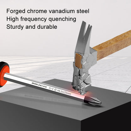BOLEEI 9.5x300mm Straight Heart Piercing Knockable Screwdriver Convertible Tool by BOLEEI