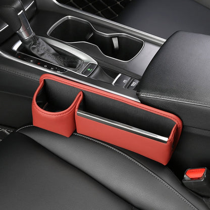 Automotive Seat Clamp Seam Organizer Car Decoration Storage Bag Water Cup Model, Style: Main Driver Red - Stowing Tidying by buy2fix | Online Shopping UK | buy2fix