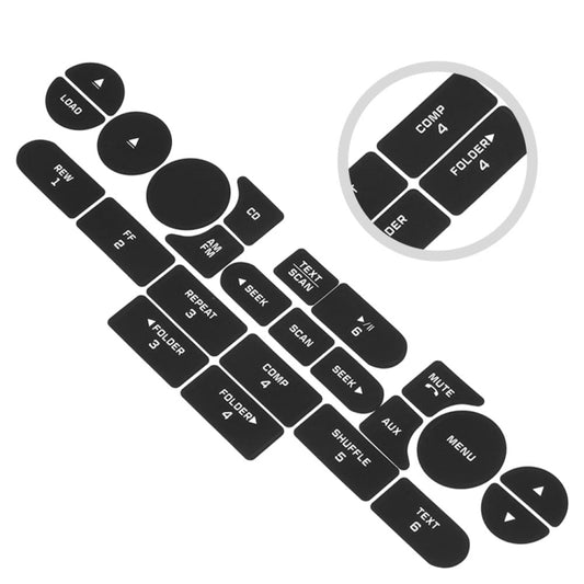 For Ford Mustang 2005-2009 Air Conditioning Button Repair Sticker by buy2fix