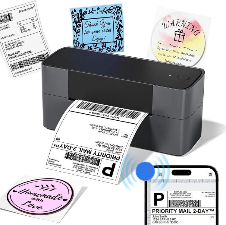 Phomemo PM245-BT Bluetooth Shipping Label Printer Support Labels Width  1- 4.6 Inch(US Plug) - Printer by Phomemo | Online Shopping UK | buy2fix