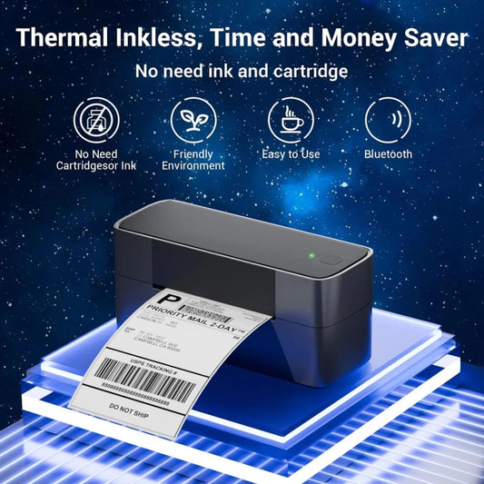 Phomemo PM245-BT Bluetooth Shipping Label Printer Support Labels Width 1- 4.6 Inch(EU Plug) by Phomemo