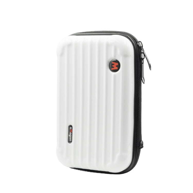 For Insta360 X4 aMagisn Storage Bag Hard Shell Protective Case(White) - Case & Bags by aMagisn | Online Shopping UK | buy2fix