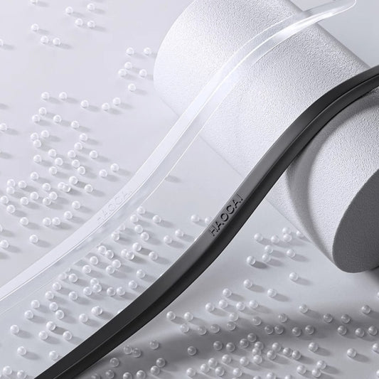 HAOCAI 40cm Car Door Anti-collision Strip Door Edge Bumper Protector, Color: 8pcs Transparent by HAOCAI