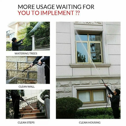 For Karcher K-Series / LAVOR Long Rod Universal Swivel Nozzle High Pressure Car Wash Sprayer Parts(No. 3) by buy2fix