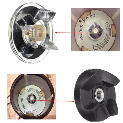 For Magic Bullet 250W Blender Juicer 2pcs Base Gear Blade Gear Replacement Part, Spec: Black Wheel - Kitchen Machine Accessories & Parts by buy2fix | Online Shopping UK | buy2fix