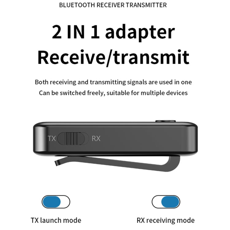 2 In 1 AUX Bluetooth 5.3 Receiver Transmitter USB Audio Adapter - Audio Receiver Transmitter by buy2fix | Online Shopping UK | buy2fix