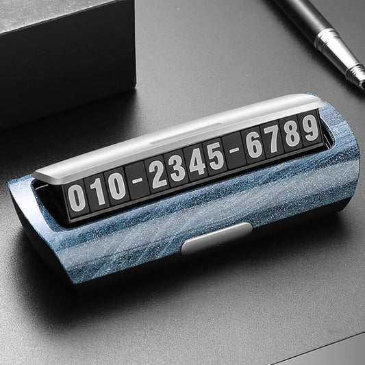 Hidden Luminous Temporary Parking Sign With Car Number, Color: Imitation Stone Pattern by buy2fix