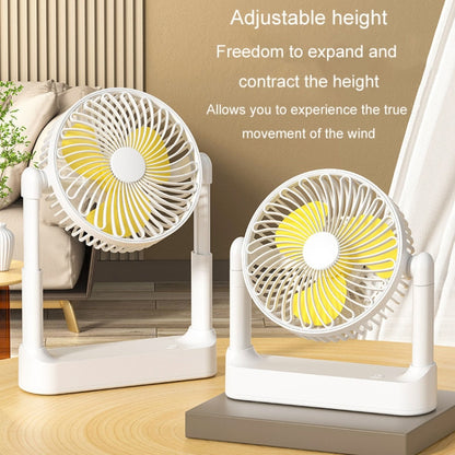 Portable Retractable USB Home Desktop Fan Large Wind Power Outdoor Ceiling Fan, Model: Charging Model - Electric Fans by buy2fix | Online Shopping UK | buy2fix