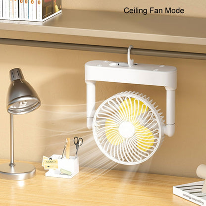 Portable Retractable USB Home Desktop Fan Large Wind Power Outdoor Ceiling Fan, Model: Plug-in Model - Electric Fans by buy2fix | Online Shopping UK | buy2fix