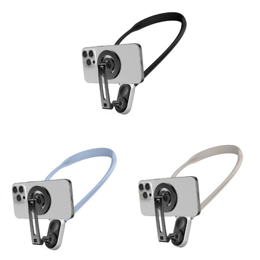 Magnetic Hanging Neck Holder For Mobile Phones/Action Cameras(Star Light Color) by buy2fix