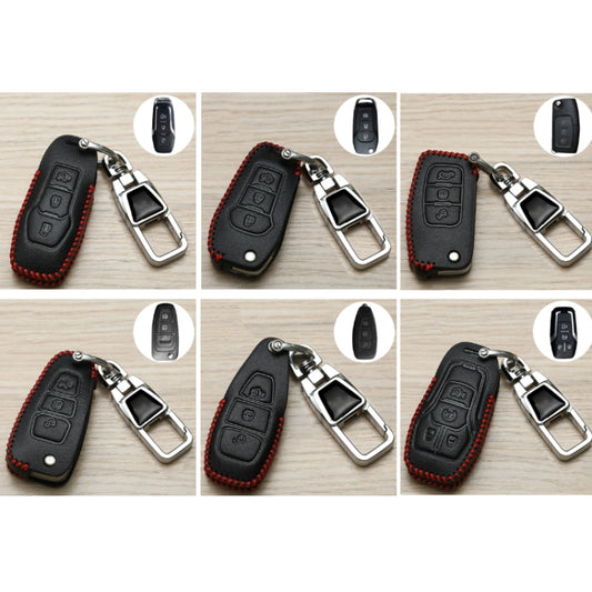 For Ford Car Key Cover Keychain Anti-lost Number Plate, Style: D by buy2fix