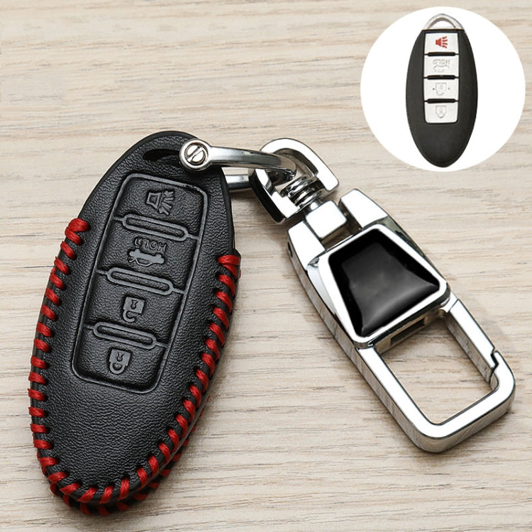 For Nissan Car Key Cover Keychain Anti-lost Number Plate, Style: C - Car Key Cases by buy2fix | Online Shopping UK | buy2fix
