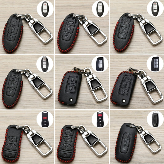 For Nissan Car Key Cover Keychain Anti-lost Number Plate, Style: G by buy2fix