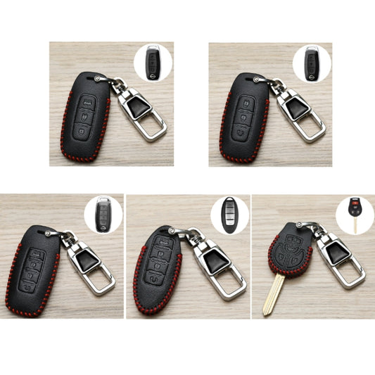 For Nissan Car Key Cover Keychain Anti-lost Number Plate, Style: I3 by buy2fix