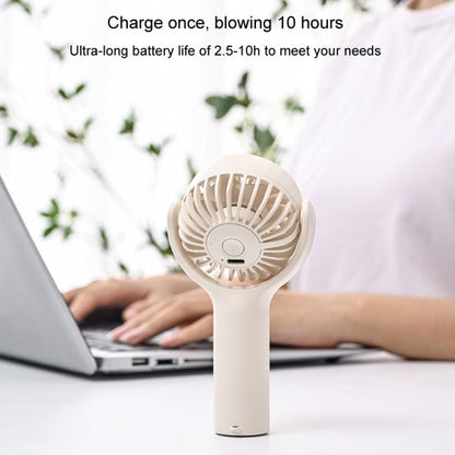 Mini Handheld Small Fan Rechargeable Mute Desktop Portable Fan(Khaki) - Electric Fans by buy2fix | Online Shopping UK | buy2fix