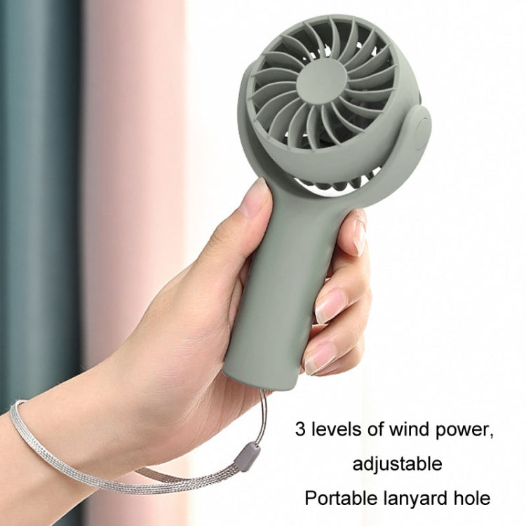 Mini Handheld Small Fan Rechargeable Mute Desktop Portable Fan(Khaki) - Electric Fans by buy2fix | Online Shopping UK | buy2fix