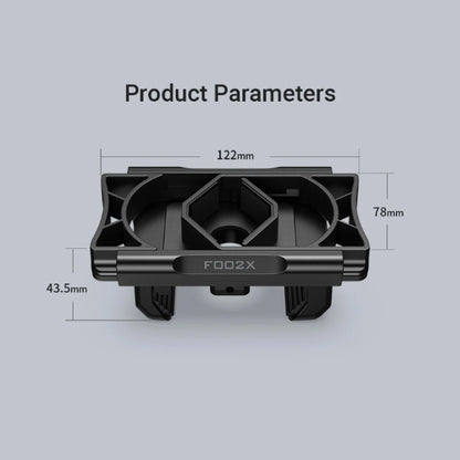 APEXEL F002X Universal Phone Adapter for Monoculars Binoculars Smartphone Holder Clip(Black) - Lens & Accessories by APEXEL | Online Shopping UK | buy2fix