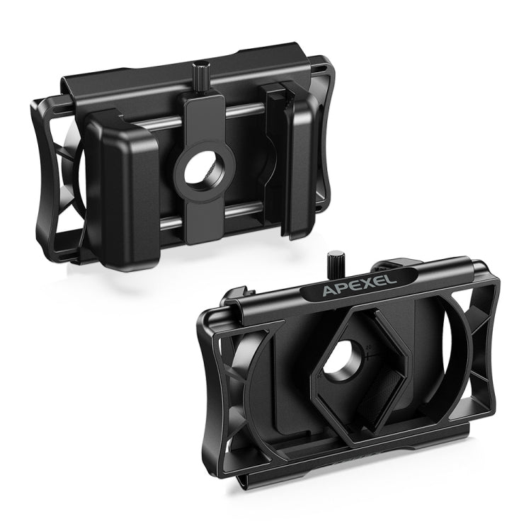 APEXEL F002X Universal Phone Adapter for Monoculars Binoculars Smartphone Holder Clip(Black) - Lens & Accessories by APEXEL | Online Shopping UK | buy2fix