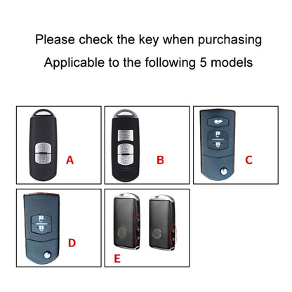 For Mazda Car Key Mover Multifunctional Keychain Anti-lost Number Plate(C) - Car Key Cases by buy2fix | Online Shopping UK | buy2fix