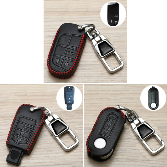 For Fiat Car Key Cover Multifunctional Keychain Anti-Lost Number Plate(A) by buy2fix
