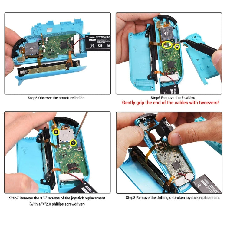 32 In 1 Kit For Nintendo Switch Joycon Joystick Thumb Stick Repair Tool - Switch Spare Parts by buy2fix | Online Shopping UK | buy2fix