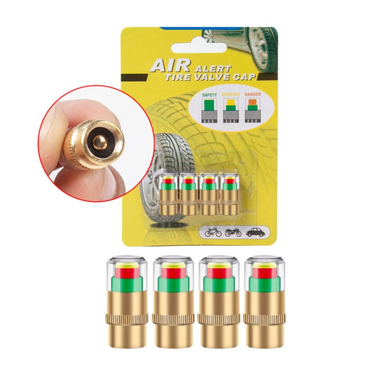 2.4BAR Vehicle Tire Pressure Monitoring Warning Cap, Specification: Brass Core