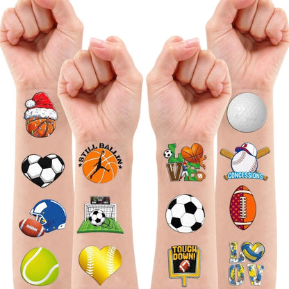 20Sheets /Pack  (2400 Stickers Total) Sports Ball Stickers for Scrapbooking, Crafting(Rugby Ball) - Sticker by buy2fix | Online Shopping UK | buy2fix