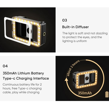 APEXEL 4K HD 100mm Macro Lens With LED Fill Light Set for Smartphones - Macro & Wide-angle by APEXEL | Online Shopping UK | buy2fix