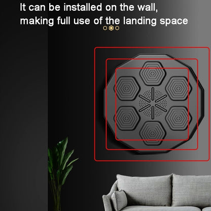 Bluetooth Intelligent Music Boxing Trainer Wall Mounted Electronic Boxing Practice With Children Gloves - Boxing by buy2fix | Online Shopping UK | buy2fix