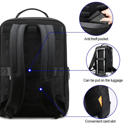 Bopai 61-18911 Large Capacity Waterproof Travel Laptop Backpack With USB+Type-C Port, Color: Ultimate - Backpack by Bopai | Online Shopping UK | buy2fix