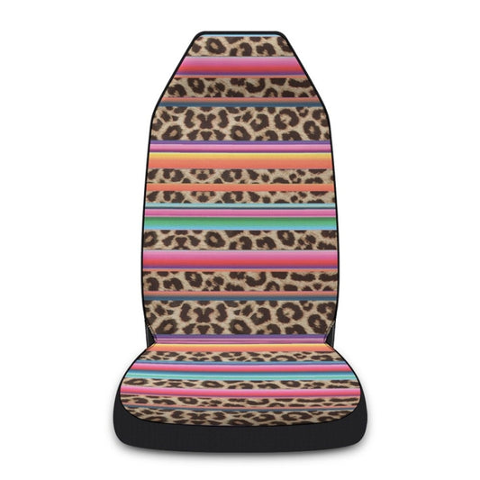 Car Universal Printed Seat Protector Automobile Decoration Supplies, Style: Colorful Leopard Pattern by buy2fix