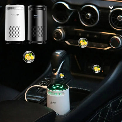 Car Negative Ion Air Purifier Odor Removal Aromatherapy(Black) - Air Freshener by buy2fix | Online Shopping UK | buy2fix