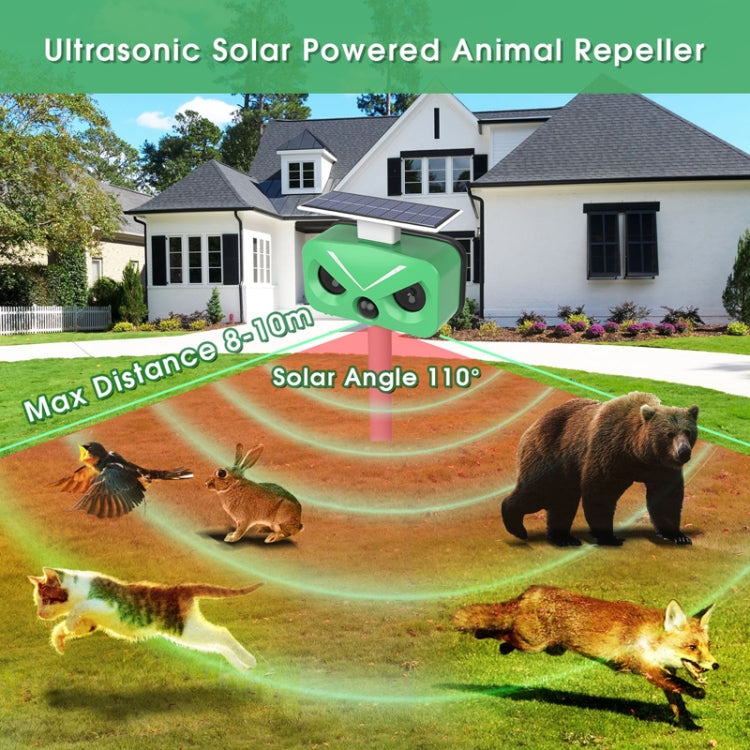 Outdoor Solar Animal Repeller Multi-functional Bird/Cat/Rat Repeller(SJZ028-2) - Outdoor Insect Repellent by buy2fix | Online Shopping UK | buy2fix