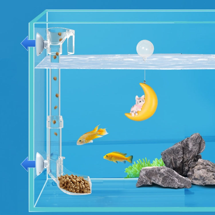20-32cm Fish Tank Feeding Tube Acrylic Feeder Small Fish Feeding Tube - Feeders by buy2fix | Online Shopping UK | buy2fix