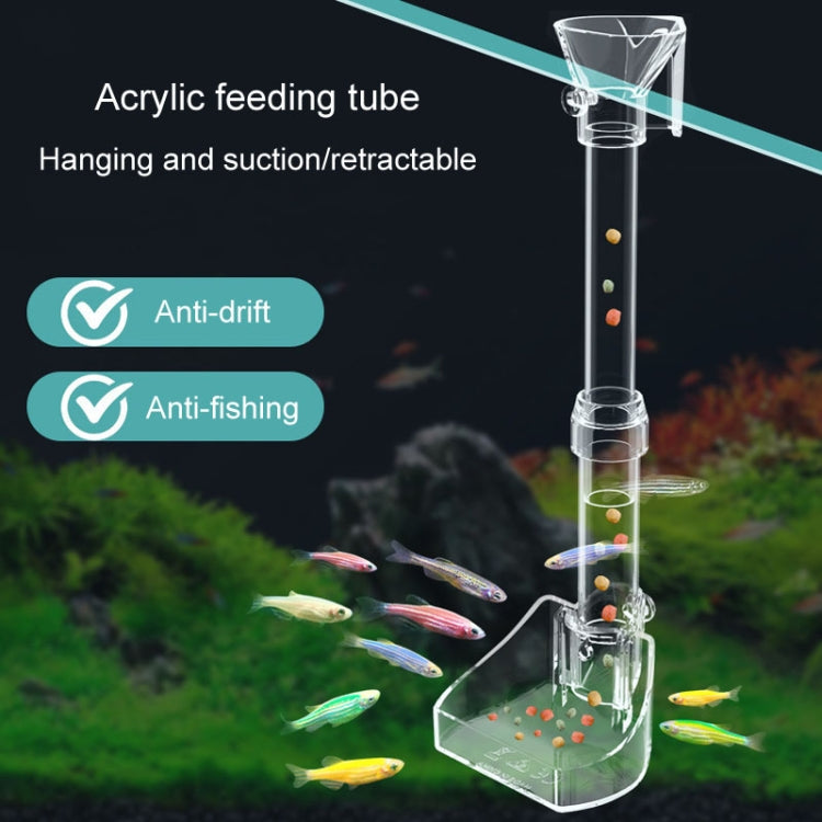 20-32cm Fish Tank Feeding Tube Acrylic Feeder Small Fish Feeding Tube - Feeders by buy2fix | Online Shopping UK | buy2fix