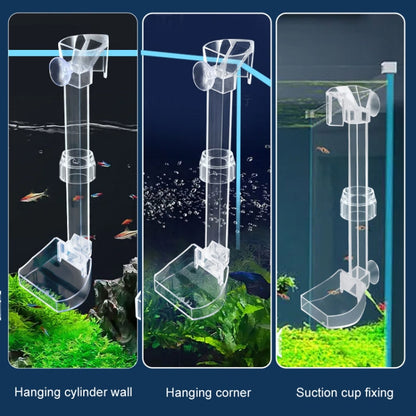 20-32cm Fish Tank Feeding Tube Acrylic Feeder Small Fish Feeding Tube - Feeders by buy2fix | Online Shopping UK | buy2fix