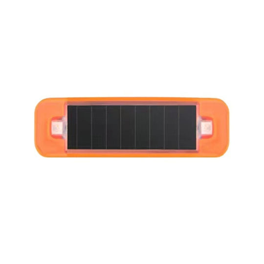 Solar Warning Light Anti-rear Collision LED Flashing Light(Symphony Vibration Sensor+Orange)