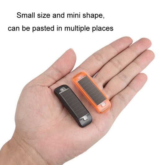 Solar Warning Light Anti-rear Collision LED Flashing Light(Symphony Vibration Sensor+Black) by buy2fix