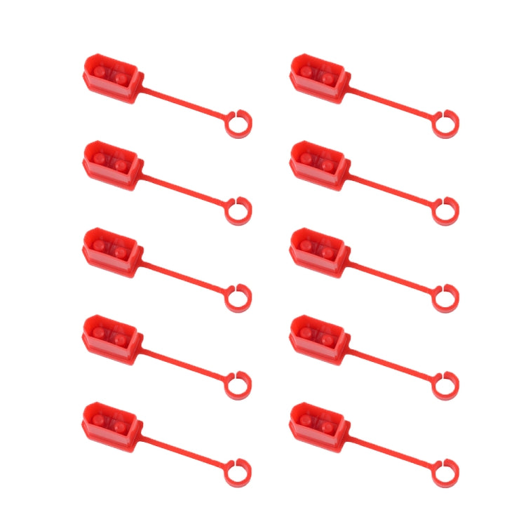 10pcs /Pack XT60 Lithium Battery Plug Protective Cover Plug Dustproof Anti-oxidation Insulation Cover(Red) - Others by buy2fix | Online Shopping UK | buy2fix