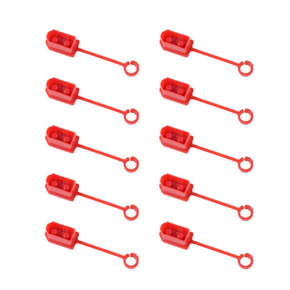 10pcs /Pack XT60 Lithium Battery Plug Protective Cover Plug Dustproof Anti-oxidation Insulation Cover(Red) - Others by buy2fix | Online Shopping UK | buy2fix