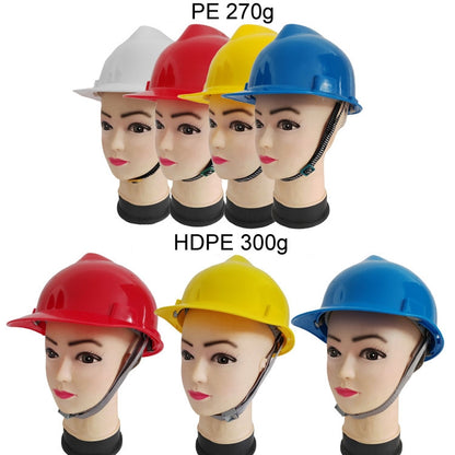 LINDUN 270g PE Safety Helmet Site Mining Construction Helmet Protective Hat(Color Random) - Workplace Safety Supplies by LINDUN | Online Shopping UK | buy2fix