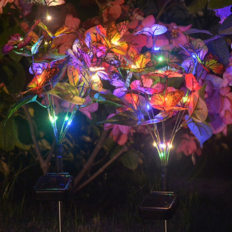 Lawn Ground Plug Light Decoration Outdoor Solar LED Garden Lights, Model: Butterfly Flower - Solar Lights by buy2fix | Online Shopping UK | buy2fix