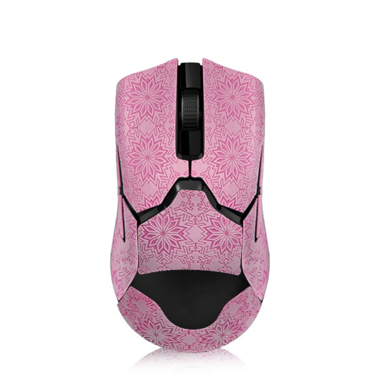 Snowflake Pattern Anti-slip Mouse Stickers For Razer Viper Ultimate Pink Full Surround - Silicone / Sticker by buy2fix | Online Shopping UK | buy2fix
